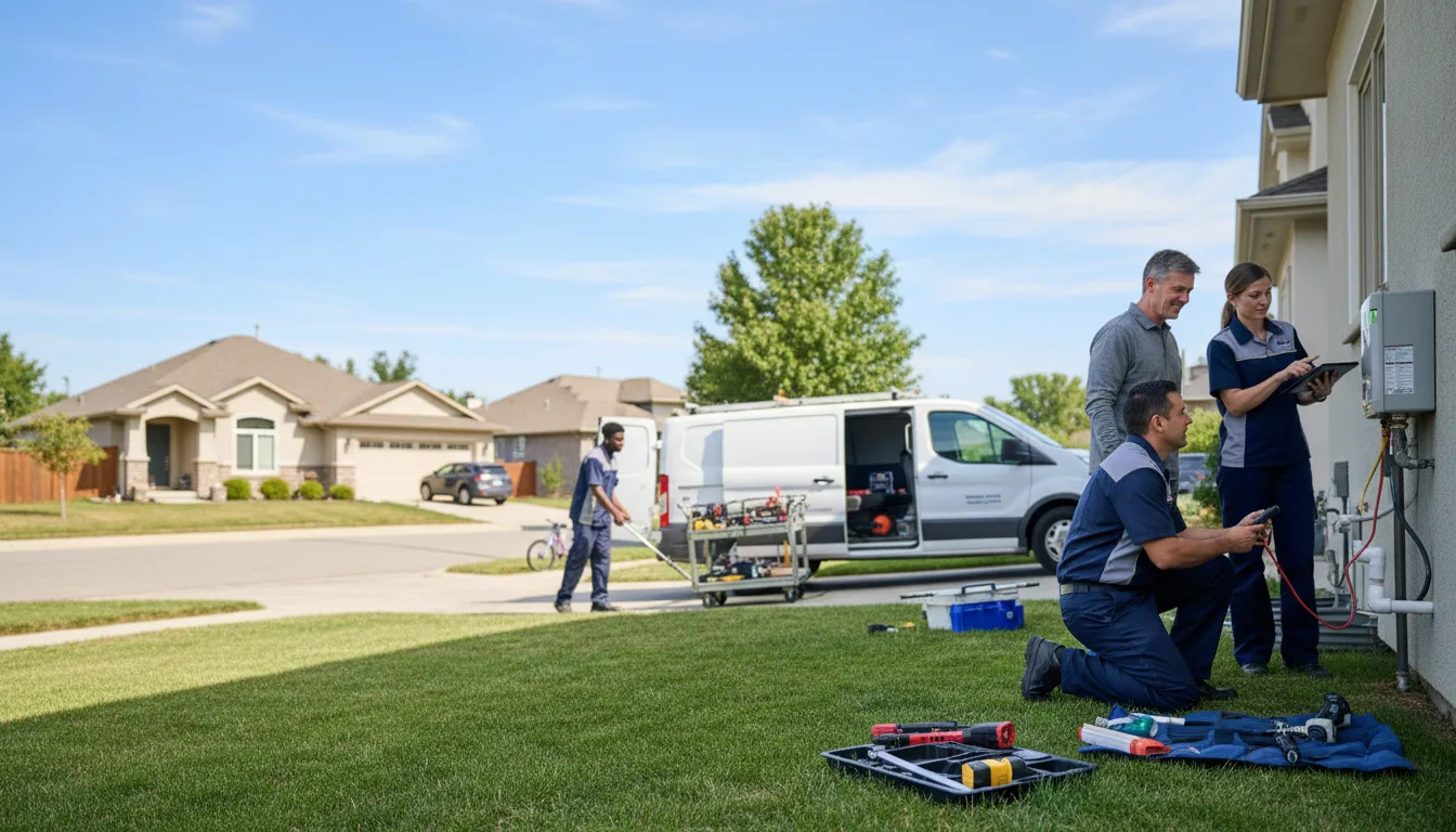 Tankless water heater service in Belleville, AR